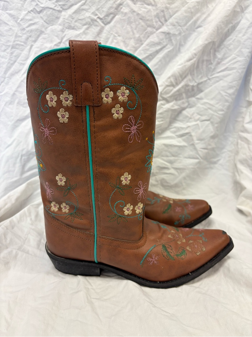 Shyanne Brown Kids Western Boots | Size 4
